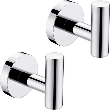 Stück Bademantelhaken für Bad, WC, Mantel, Handtuch, Hut, Edelstahl