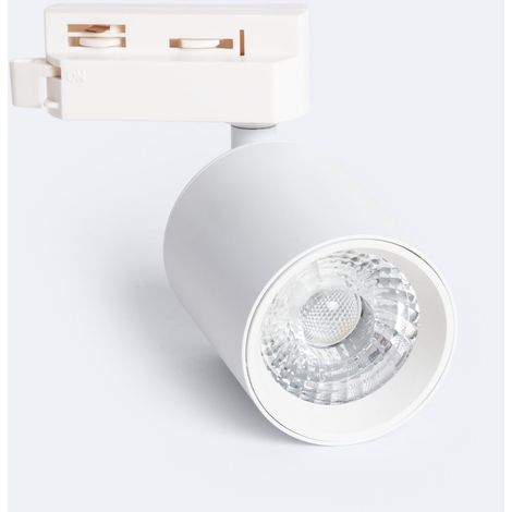 Foco Carril LED Monofásico 10W Regulable Mallet Blanco 4000K Blanco Neutro