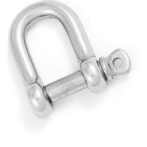 Rundschäkel 8 mm Edelstahl AISI 316 (V4A) (1/3)