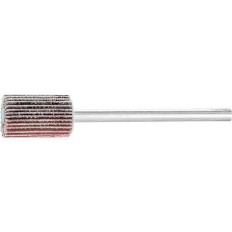 PFERD TOOLS Korund Fächerschleifer F Ø 10x15 mm Schaft-Ø 3 mm A320 für Feinschliff und Finish 10 Stk (1/4)