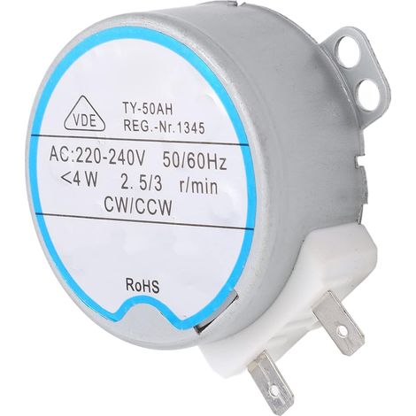 Mini moteur synchrone en acier inoxydable à faible bruit non directionnel CW CCW moteur AC (1/5)