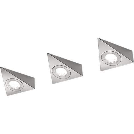 TRIO LEUCHTEN LOT DE 3 LED EN NICKEL MAT 273370307 (1/3)