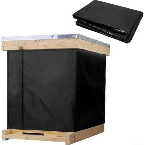 1 Housse de ruche,Tissu Oxford 600D,Isolation thermique,Coupe-vent,Réutilisable,Pour apiculture hiver (1/4)