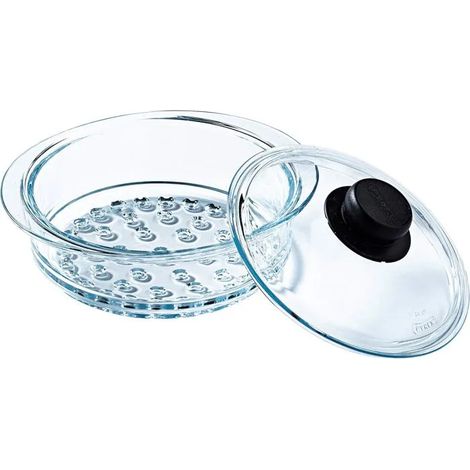 Aparato de cocción Pyrex vidrio 20 cm 2 piezas (1/3)