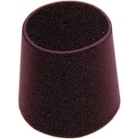 75 x SOTTOSEDIA A GOCCIA NERO P/TUBO 30 MM