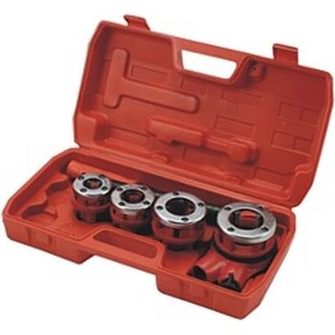 Coffret de Tarauds et Filières 1/2''-3/4''-1''-5/4'' 7x - Outils de Précision - Performance et Durabilité - Beast
