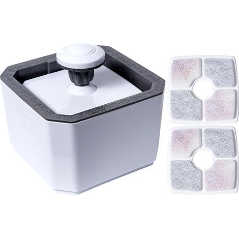 Fontaines À Eau pour Chats D'Intérieur 2,5 L Intelligente Alimentée par USB Distributeur D'Eau Intérieur Chien Et Chat Extérieur, Vacances, , Balcon, Salon, Cuisine, Patio (1/5)