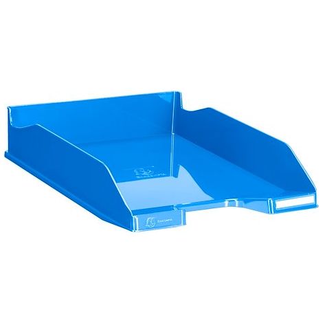 Corbeille à courrier Exacompta combo 2 Iderama bleu glacé - Lot de 6