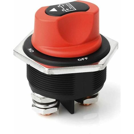 royaluxe - 12V 300A interrupteur de déconnexion de batterie de moto Isolation de batterie 32VDC Max marche-arrêt 2P SPST Mini interrupteur interrupteur de déconnexion de batterie de voiture (1/3)