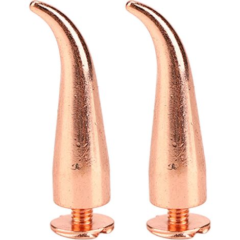 100 ensembles de vis et rivets à pointes en or rose pour vêtements, chaussures, sacs, étuis de téléphone de style punk à faire soi-même, et rivets en laiton (726mm) (1/5)