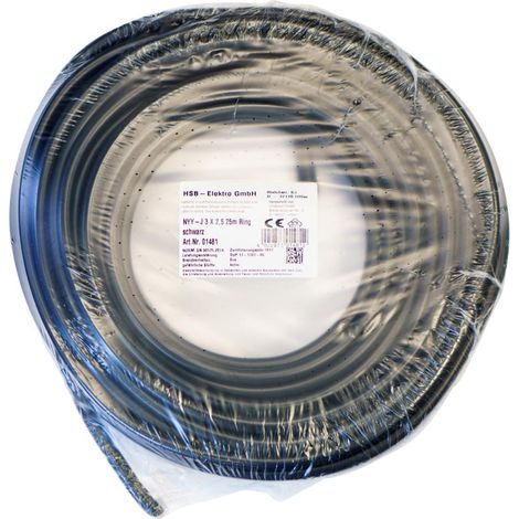 NYY-J 3x2,5mm2 Ring 25m
