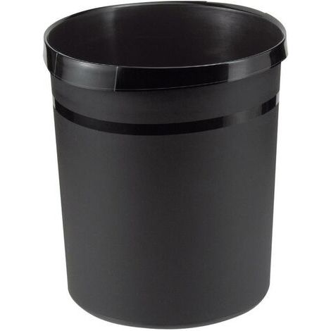 HAN Papierkorb GRIP 18190-13 18Liter Kunststoff schwarz (1/3)