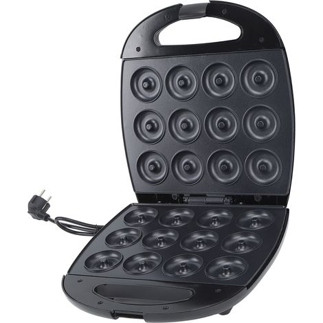 Mini machine à donuts avec température réglable, chauffe double face pour 12 beignets, nettoyage facile, 220V prise UE (1/5)