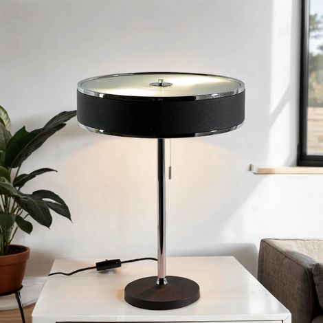 Tischlampe in Graphit Ø35cm H:47cm Lampe LORSAN (1/5)