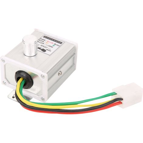 Moteur à courant continu 12 V 500 W en métal de haute qualité avec régulateur de vitesse pour des performances stables.
