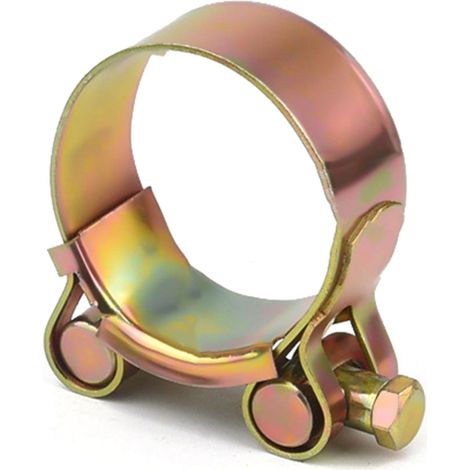 Colliers de serrage professionnels et durables pour tuyaux, 15 tailles réglables, en acier au carbone galvanisé, pour fixation ronde. (1/5)