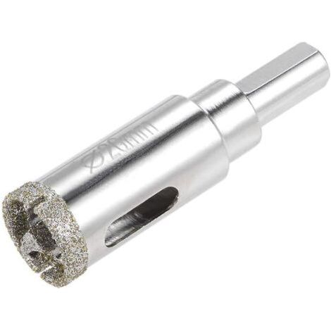 SABIR Foret diamanté Scie à trous pour verre Foret à guidage central pour carreaux de céramique en verre 20mm - RWForet à matériaux délicats pour perceuse (1/5)
