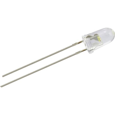 TRU COMPONENTS 1557375 LED bedrahtet  Weiß Rund 5 mm 10000 mcd 20 ° 20 mA 3.2 V