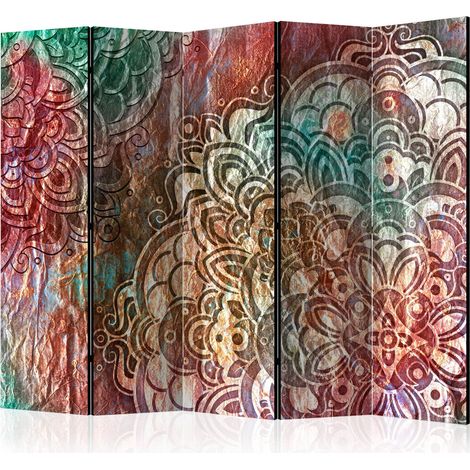 Paravento - Mandala: Copper Garden II [Room Dividers] - 225x172 (1/4)