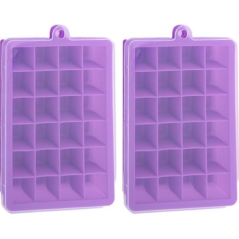 Moule À Glace - Pour Cubes De Glace Grands Et Carrés - Idéal Pour Cocktails Whisky Café - Avec Couvercle Étanche - 1 Pièce (1/5)