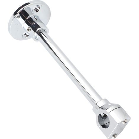 Bras rallonge douche inox accessoire rallonge robinet cuisine fixation salle de bain argent 9960-02 (1/5)