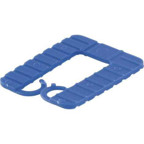 GLUSKE Euroklick Distanzplatte mit Sperrhaken 40 x 30 x 2 mm,, 1000 Stück  Unterlegkeile - Distanzplättchen