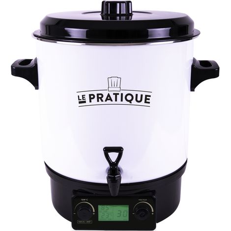 Esterilizador eléctrico automático con pantalla LCD 1800W (7 frascos de 1 L) - La práctica