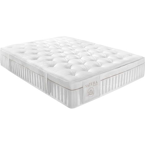 Matelas Natura Fusion avec ressorts ensachés et latex 100% naturel  80x200 cm