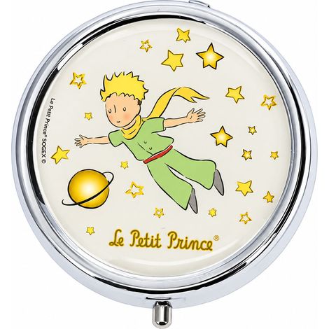 Boîte pilulier Le Petit Prince étoiles métal 5 cm (1/2)