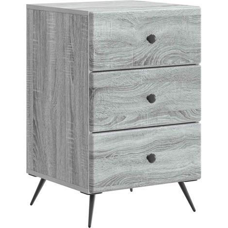 Nachttisch Graues Sonoma 43 x 41 x 66,5 cm Holzwerkstoff vidaXL