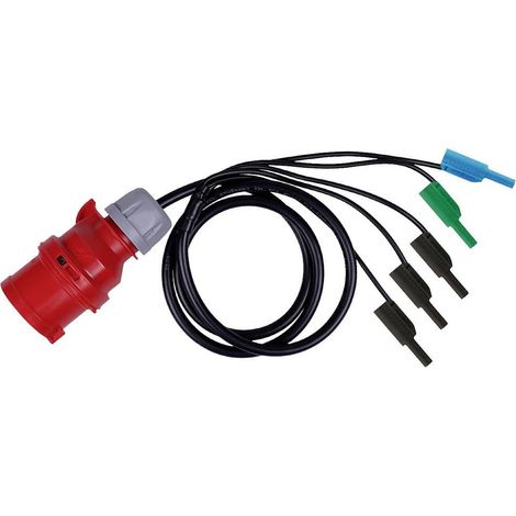 Metrel A 1641 Adattatore per misurazioni Connettore CEE 16 A 3 poli - Spina a banana 4 mm
