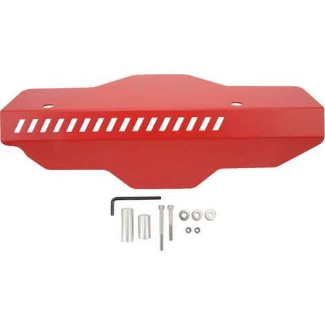 High reliability replacement aluminum alloy car engine pulley cover suitable for STI, powder coated design suitable for enthusiasts (red). (1/5)