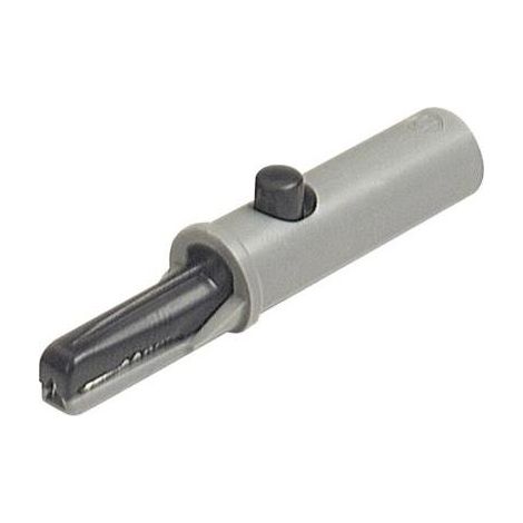 SKS Hirschmann Pinza cocodrilo negra 53 mm aislamiento completo