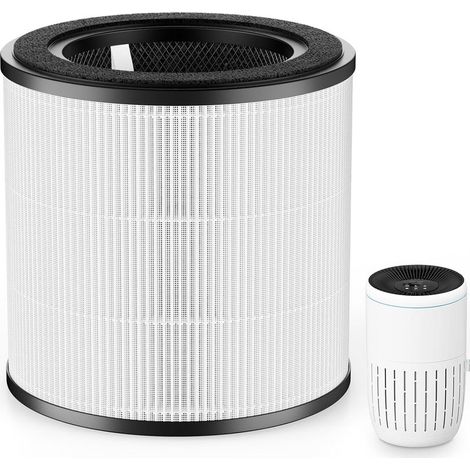 CYRILL –Air 2000 Filtre de rechange pour purificateur d'air Bosch Air 2000 3 en 1 H13 True HEPA avec charbon actif haute efficacité et préfiltre (1/5)