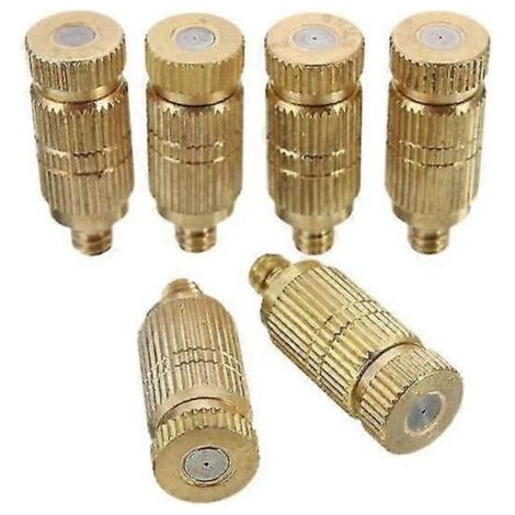 Diffuseur de brume en laiton de 3/16 pouce pour arrosage de jardin, humidification et refroidissement, arroseur de pelouse-AquaForge (1/5)