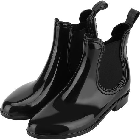 Bottes de pluie imperméables, antidérapantes et confortables pour femme, chaussures de jardin (40) (1/5)