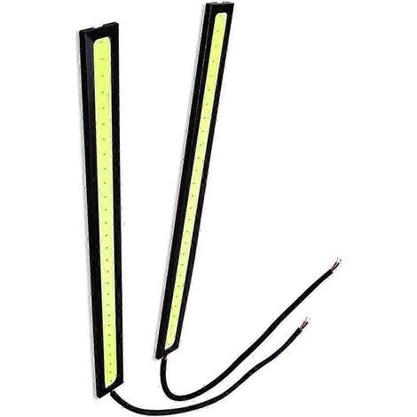 Feux de jour LED ultra-fins blancs de 17 cm, ultra-lumineux, pour voiture. (1/5)