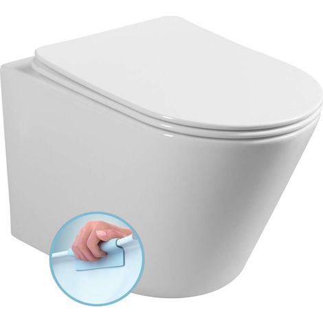 Sapho Paco - Wand-WC, Rimless, 36 × 53 cm, weiß PZ1012WR (1/5)