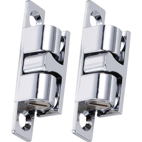 Lot de 2 loquets porte placard en acier inoxydable, robustes, car (1/5)