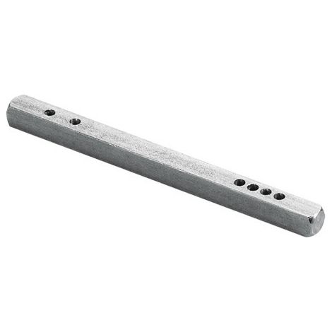 Asta quadrata in acciaio con fori 7/70 VACHETTE - Quadrato 7 x L.70 mm - 227304
