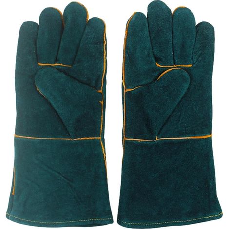 Animal Handling Gloves – PU Leather  Guard Gloves  Cut Resistant Glove For Pet Handling Gardening Reptile Bird Protection And Daily Safety Use
