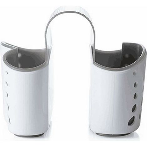Porte-éponge de cuisine - Panier suspendu avec égouttoir - Panier double usage - Étagère d'égouttage créative-AquaForge (1/5)