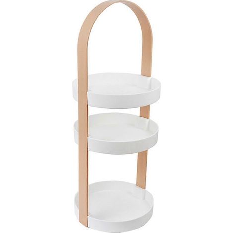 Kosmetik-Organizer, Aufbewahrungsbox mit Griff, Aufbewahrung für Kosmetikartikel, D--