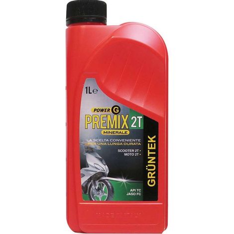 Olio Premix lubrificante Minerale 1L 2T Moto e Scooter