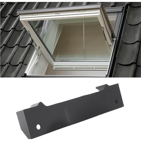 Locking Strike Compatible with Roof Windows 025116 Locking Plate Fixing Plastic Black (1/4)