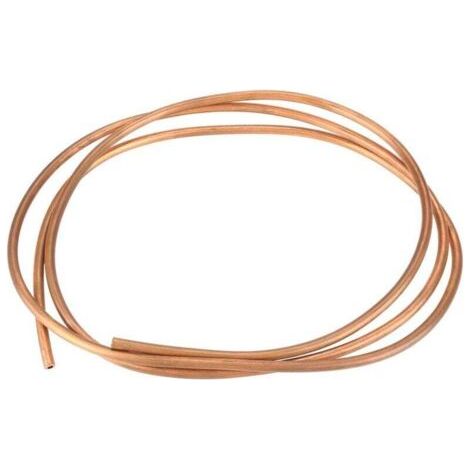 [JAMAIS UTILISÉ]2M T2 Tuyau de Cuivre Souple Tube de Cuivre pour Tuyauterie de Réfrigération OD 6mm ID 4mm Épaisseur 1mm pour Réfrigération (OD 6mm, ID 4mm) (1/4)