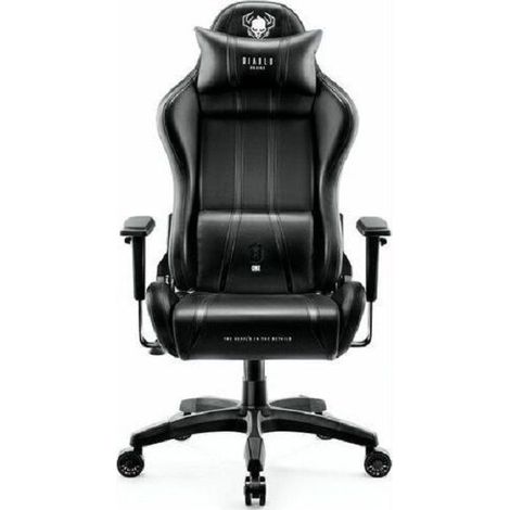 Chaise gaming Diablo X-One 2.0 – Rembourrage en mousse HR – Accoudoirs réglables – Cuir écologique durable – Capacité 136 kg