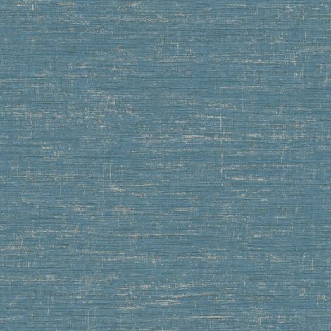 Ton-in-Ton Tapete Profhome 378576 Vliestapete leicht strukturiert unifarben glänzend blau gold 5,33 m2