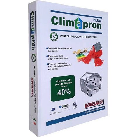 20 x LASTRA ISOLANTE CLIMAPRON PLUS 80X250CM SP6MM