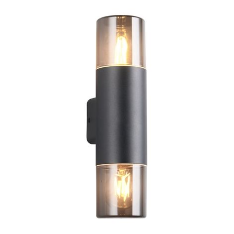 Applique exterieure 2xe27 fonte daluminium h33cm - trio - hoosic 82457875 82457875 82457875 82457875 82457875 82457875 (1/3)